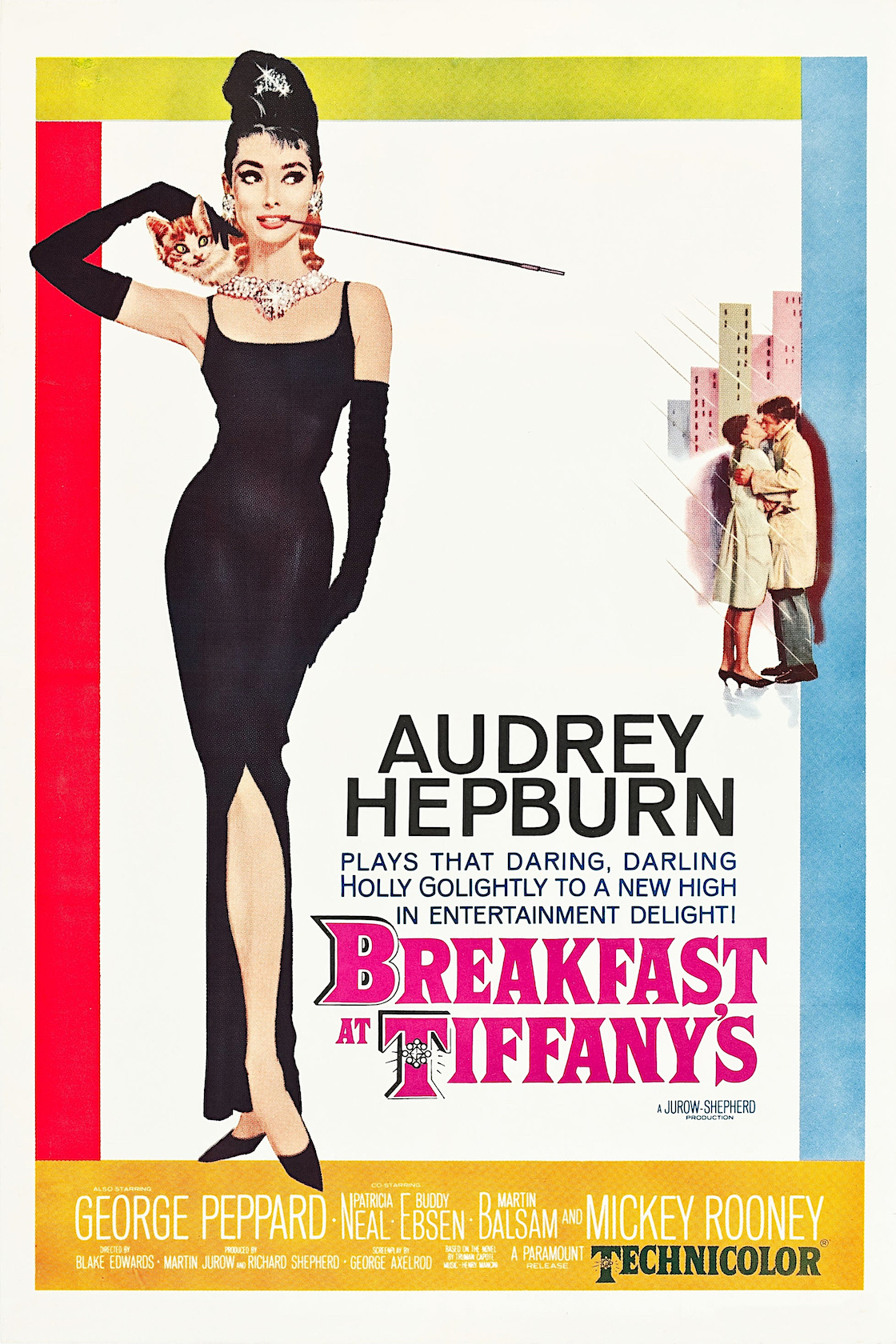 Poster - Breakfast at Tiffany&apos;s, Audrey Hepburn, Filmposter, Premium Print Top Merken Winkel